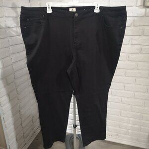 d/c Jeans Ladies Size 32 Zipper & Button Closure Universal Black Jeans